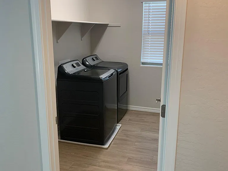 Large Laundry Room with BRAND New Washer & Dryer