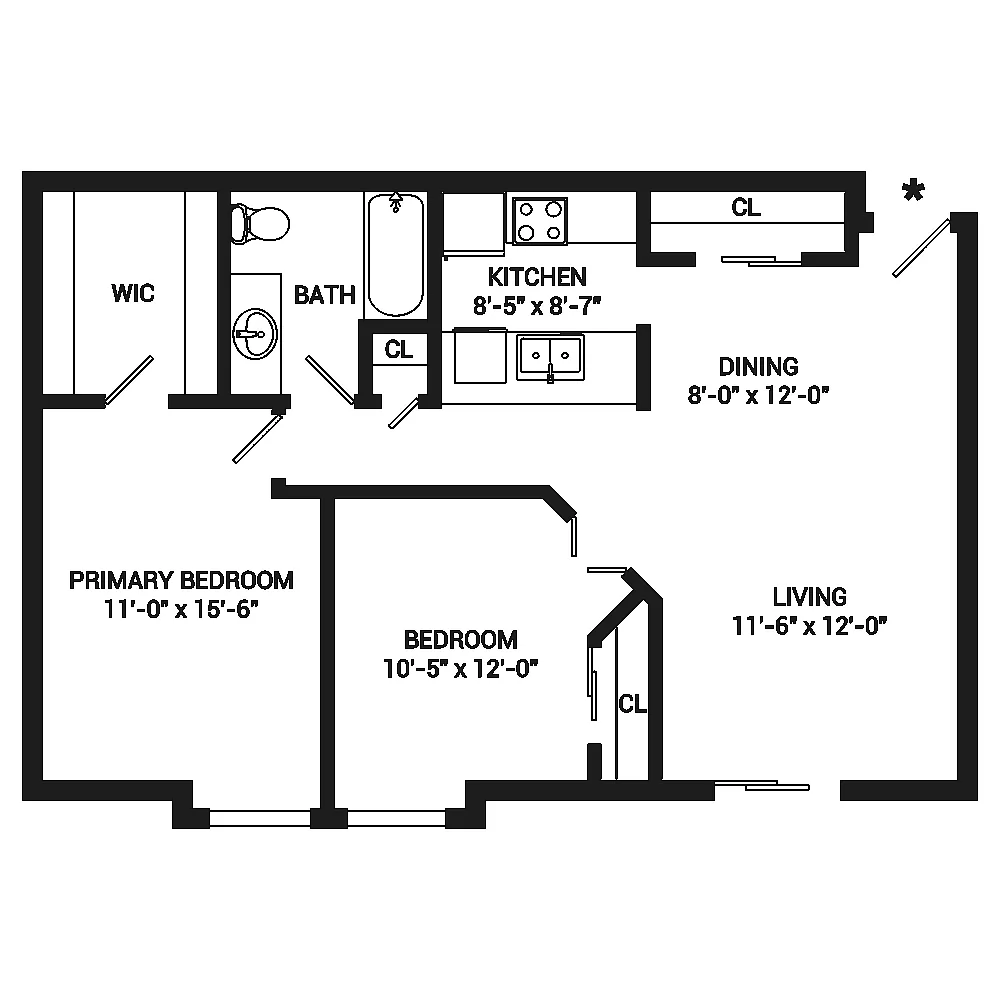 Floor plan B1