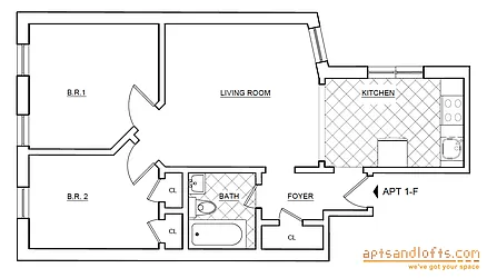 Rented by aptsandlofts.com