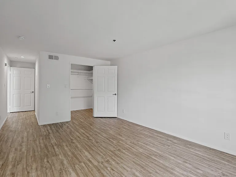 Bedrooms with Closet and Vinyl Flooring