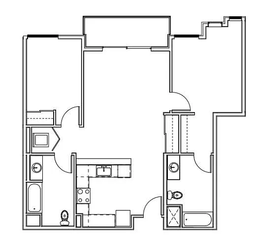 Floor plan 2X2