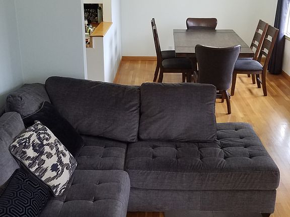 Long/spacious living area.