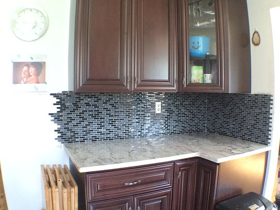 Finished side of kitchen 