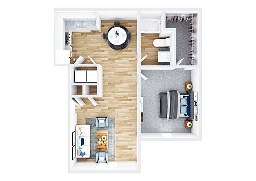 Floor plan One Bedroom