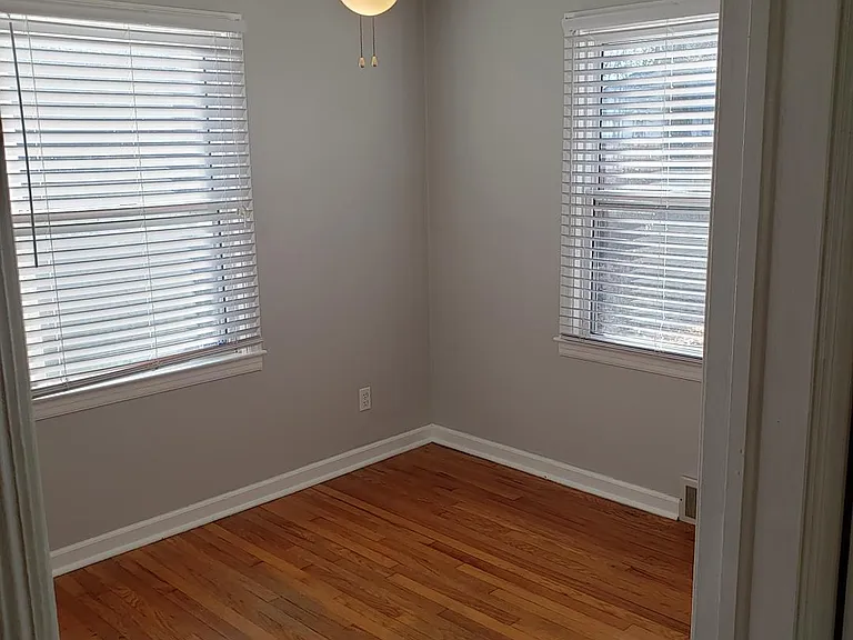 First bedroom. Great size and closet space.