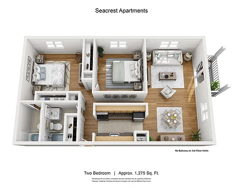 Floor plan 2 Bedroom