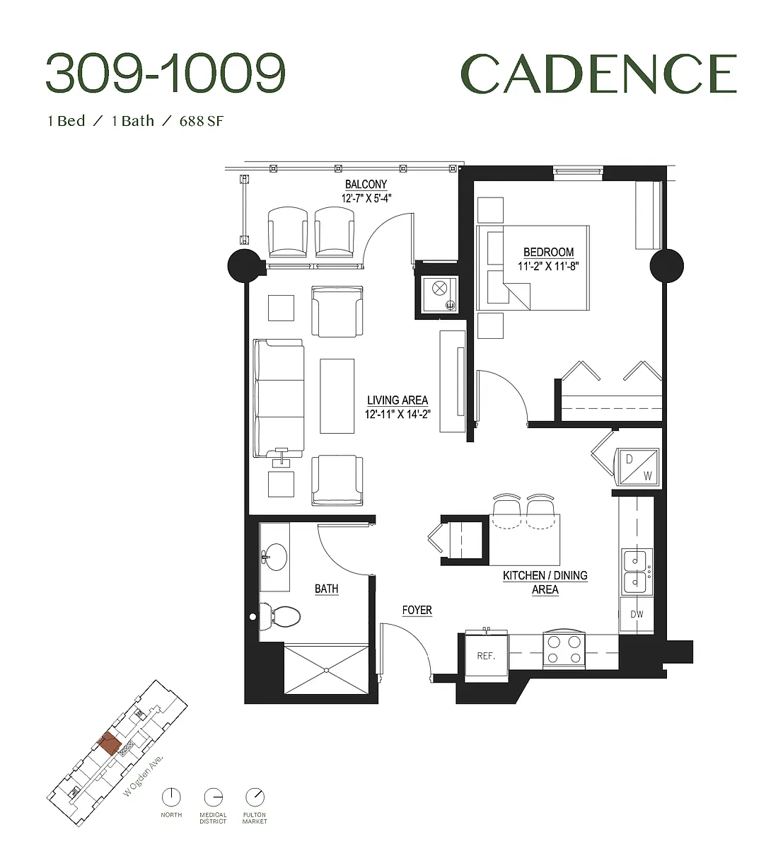 Floor plan 309-1009