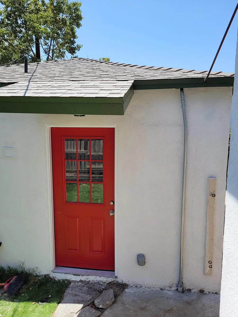 Front door of Unit A - Patterson Ave