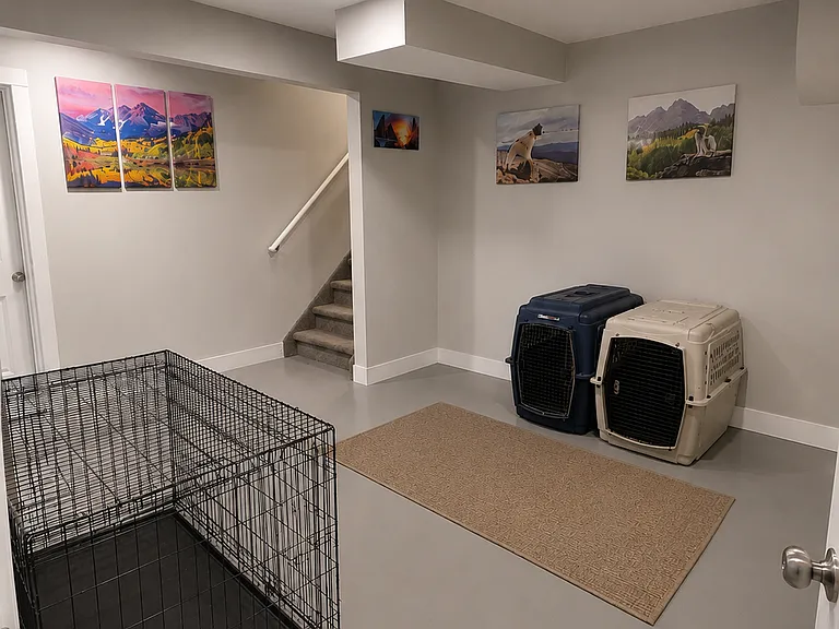 Basement living room