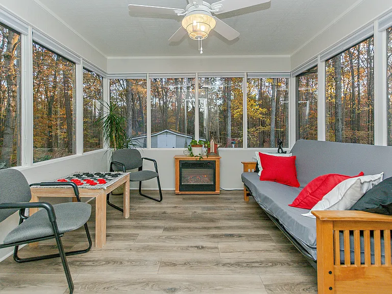 Sunroom just beyond the game room