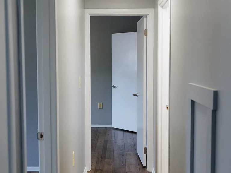 Hall to bedrooms and bathroom