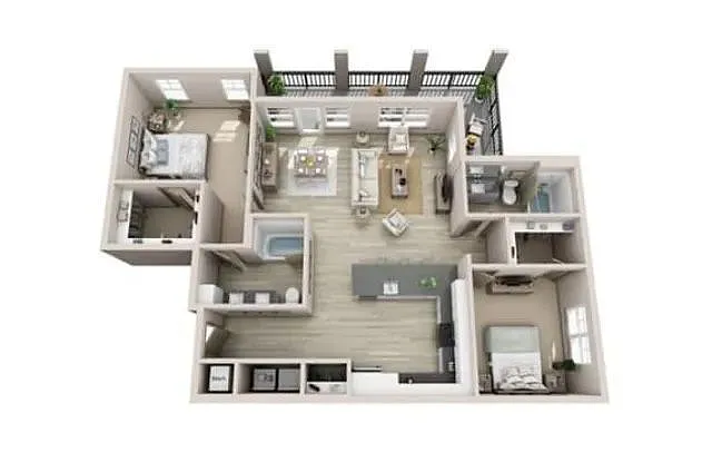 Floor plan B6