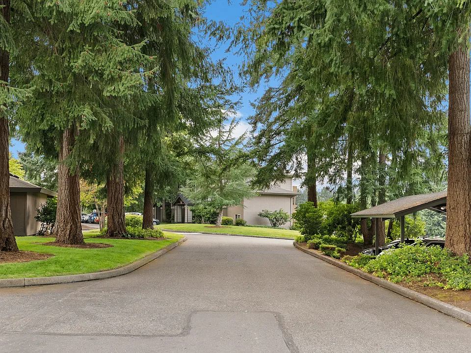 Peaceful, tree-filled surroundings throughout Willow Hill Apartments.