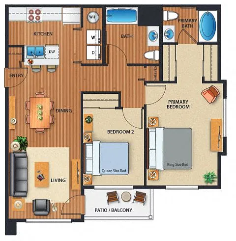 Floor plan D1