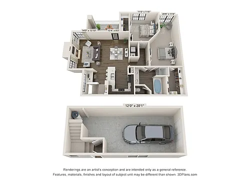 Floor plan Chardonnay Renovated