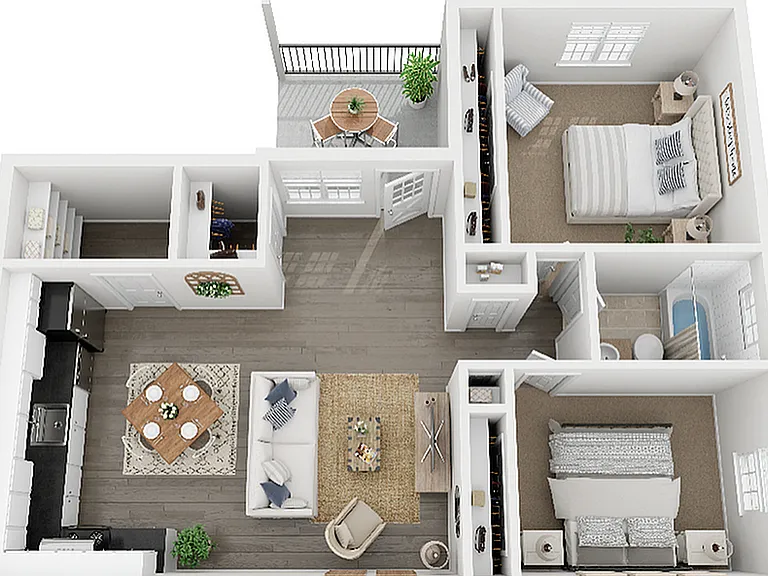 two-bedroom