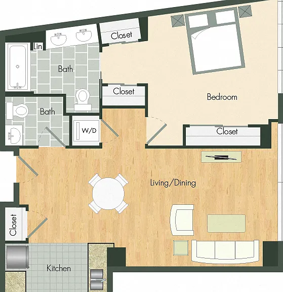 Aqua Via Apartments — Photo 30