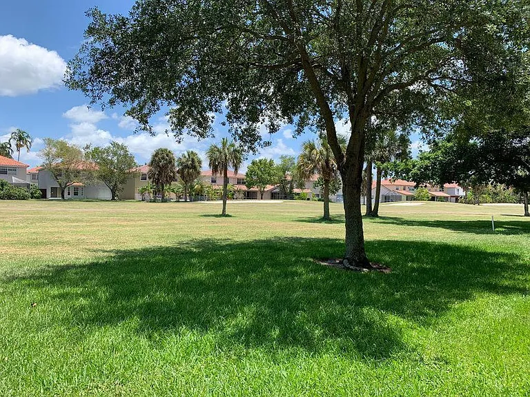 golf course on the back of the building