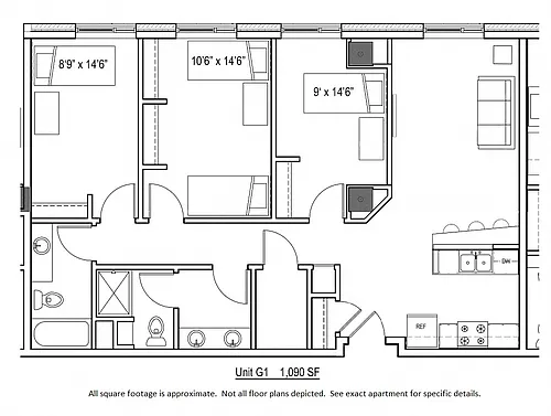 Floor plan Style G1