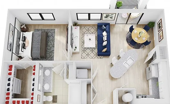 Foxtail | 1 Bed / 1 Bath Foxtail | 1 Bed / 1 Bath