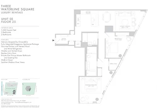 Floor plan Waterline 3 UL: B2