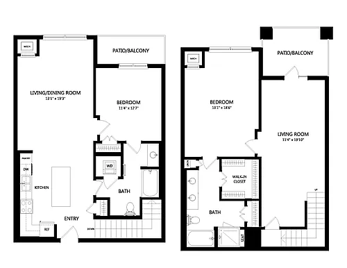 Floor plan Townhome 1