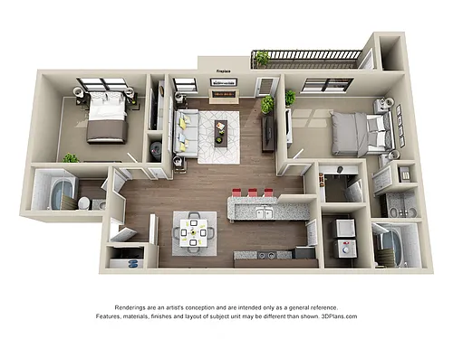 Floor plan The Emory