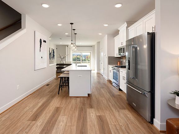 Main Floor Living Space of the New Baywood Home in Gaithersburg, MD at Crown.