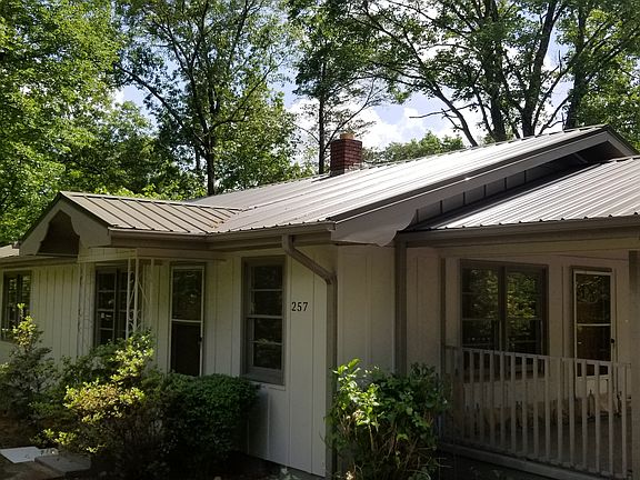 Cozy covered country porch