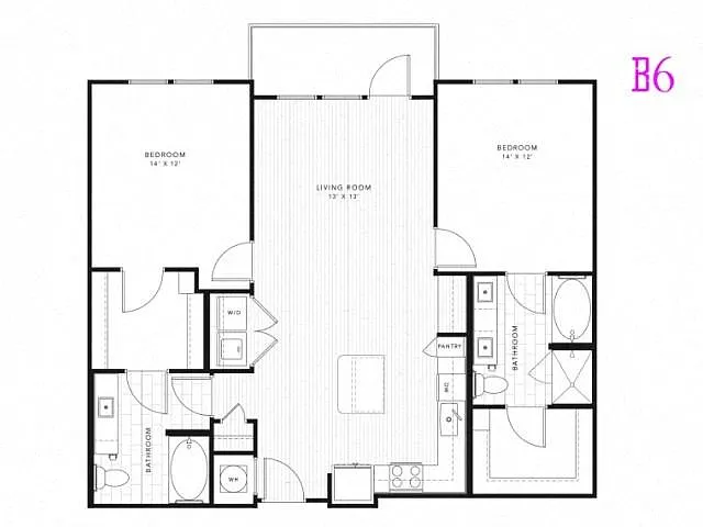 Floor plan B6