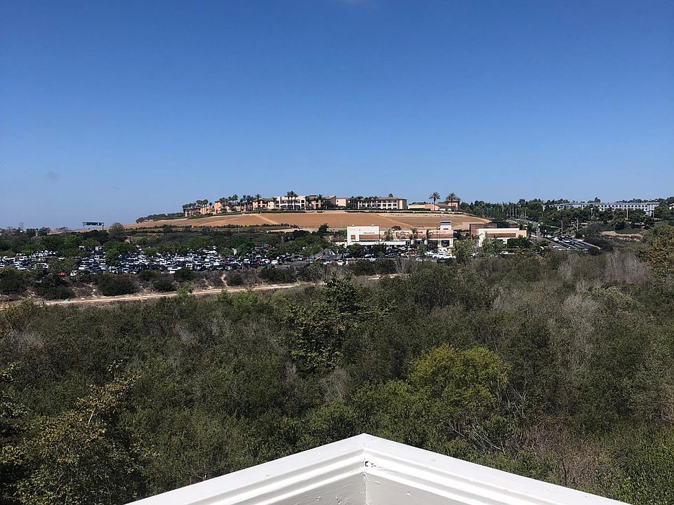 Views of flower fields and Legoland from patio