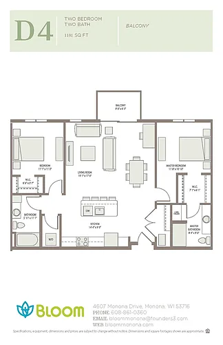 Floor plan D4