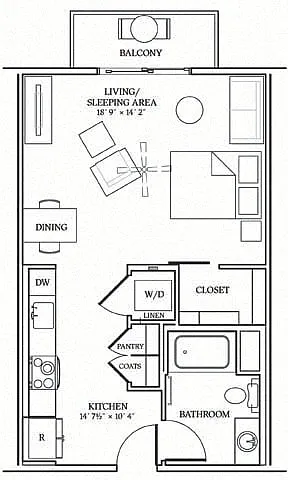 Floor plan STUDIO 7