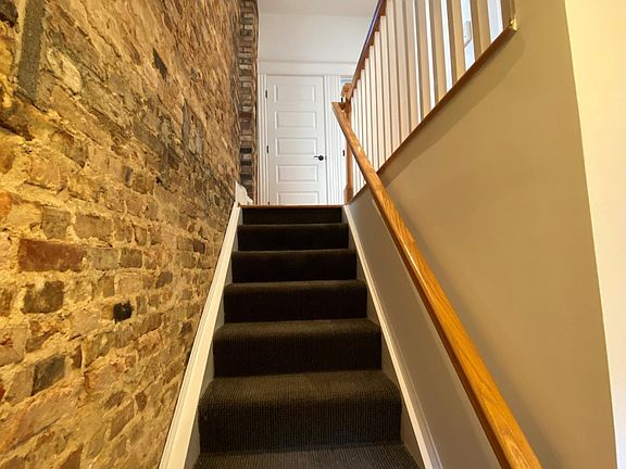 The entry stairs.