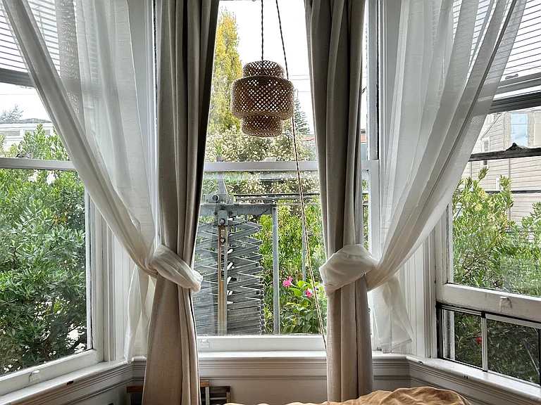 Living space shown with bed