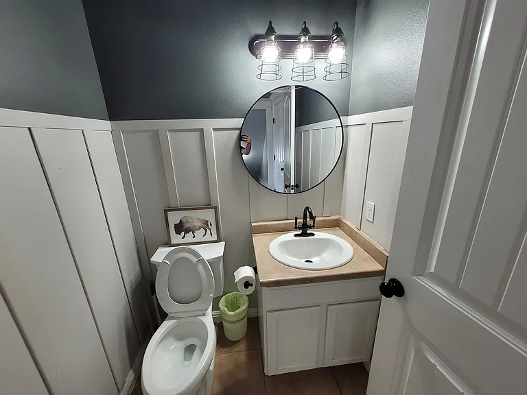 1/2 bath on main floor