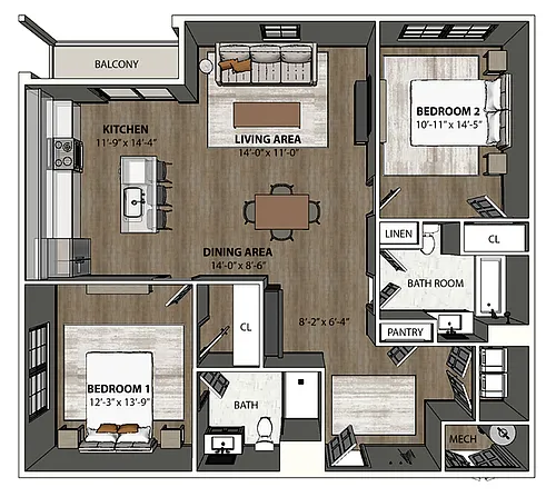 Floor plan Maple