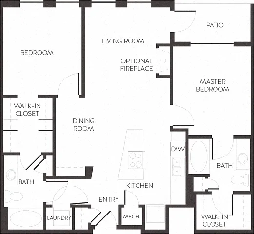 Floor plan Wynkoop