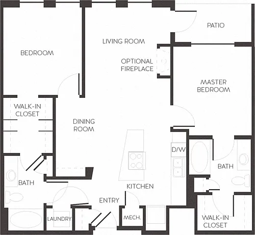 Floor plan Wynkoop