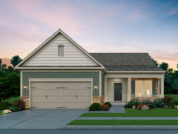 Castle Rock Exterior Rendering - Elevation 4 at Montebello in Sterling, VA.