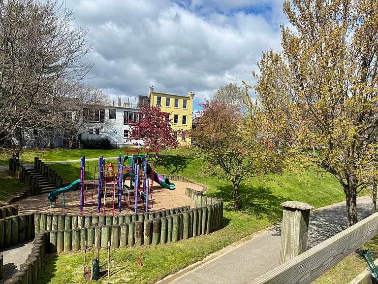 View from shared yard of Corridor/Linear Park