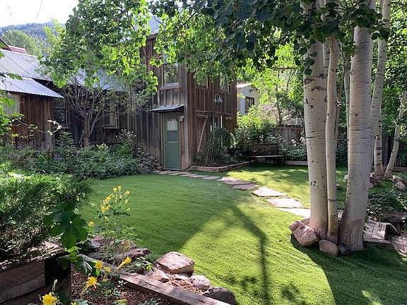 Back yard entrance to guest house