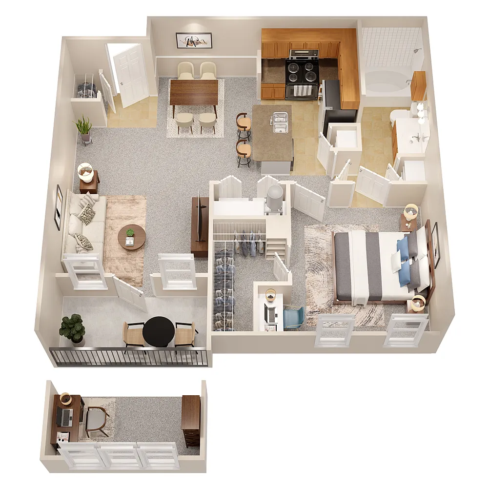 Floor plan Blanco