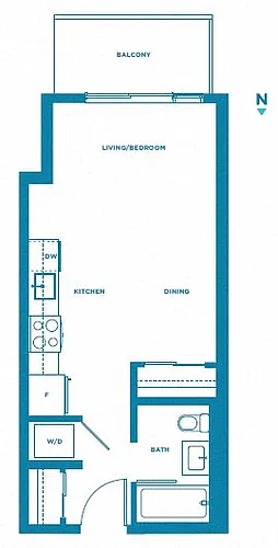 Floor plan 406