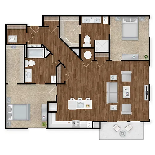 Floor plan The Portland