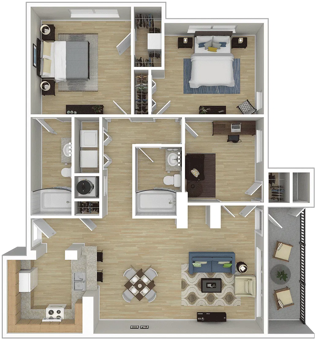 Floor plan C1R - Arabian