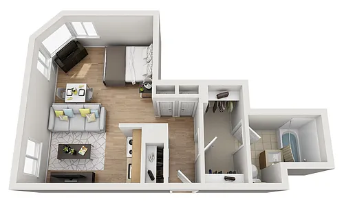 Floor plan Studio
