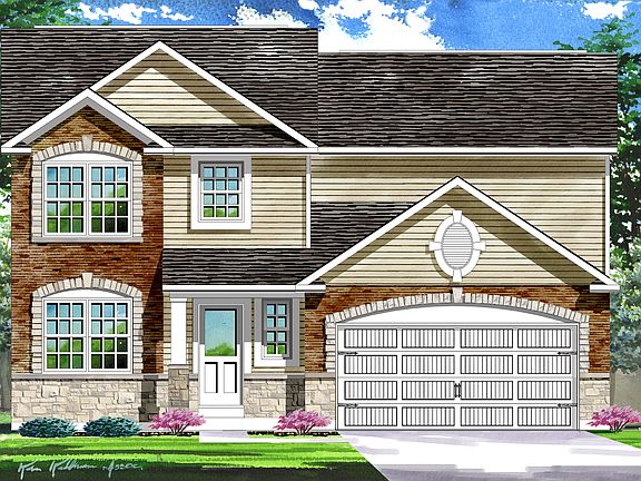 Elevation B with optional masonry - Optional Elevation