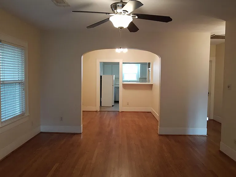 Beautiful Original Hard Wood Floors. Open Concept Living Space.