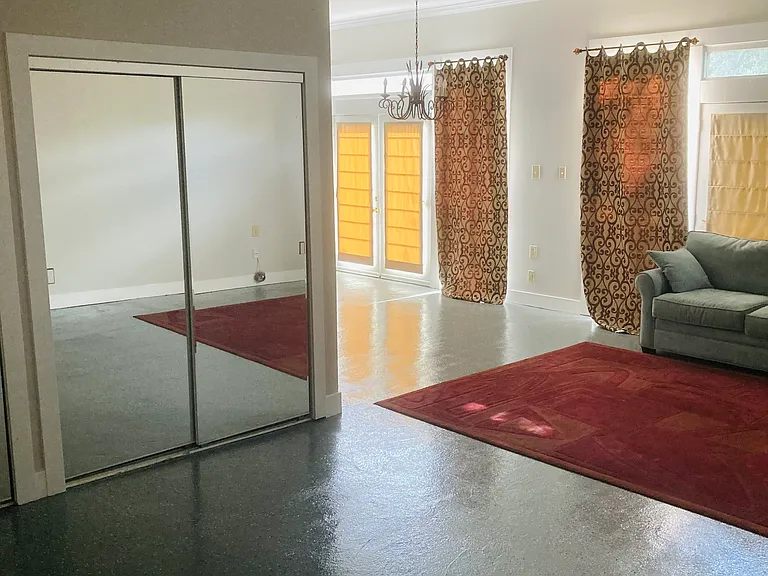 Bedroom view of living area